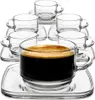 Glastasse Tasse Kaffeetasse Teetasse mit Untertasse aus Produktbild-Vorschau 2