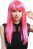 WIG ME UP Perücke Glitter Lang Pony Rosa Pink XR-003-PC5 Produktbild-Vorschau 1