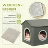 PawHut : niche pour chat, maison pour chat, cabane pour Voir les images du produit 4