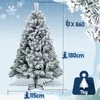 Umelý vianočný stromček Clanmacy 180 cm (Ø cca 115 cm) s Náhľad obrázku produktu 2
