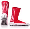 Skarpety piłkarskie LUX Soccer Grip, do łydki, czerwone, Podgląd zdjęcia produktu 1
