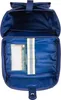 The inside of an open blue backpack. Anteprima dell’immagine prodotto