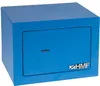 Möbeltresor mit einem Doppelbartschloss von HMF mit 23 cm Breite in Blau Anteprima dell’immagine prodotto