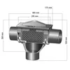 Zisternenfilter K DN 100 Edelstahlsieb Höhenversatz 0 cm Produktbild-Vorschau 7