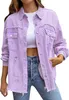 Veste en jean ASKSA Femme Veste en jean vintage déchirée Voir les images du produit 1