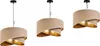 Three identical pendant lamps are displayed side-by-side against a white background. Anteprima dell’immagine prodotto