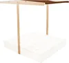 Aga Toit pour bac à sable pour enfants 120x120 cm Marron Voir les images du produit 4
