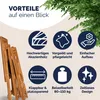 CASARIA® Set da Balcone Tavolo e 2 Sedie in Legno di Acacia Anteprima dell’immagine prodotto 9