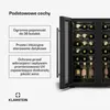 KlarsteinShiraz chłodziarka do wina, 2 strefy chłodzenia, Podgląd zdjęcia produktu 2