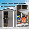 Outsunny Gerätehaus 4,4 m² Gartenhaus mit Pultdach, Produktbild-Vorschau 6