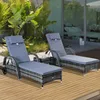 Outsunny zonneluifel, tuinstoel met tafel, 3-delige set, Productafbeelding-voorbeeld 2