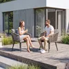 di volio Gartenstühle NEMI - Polyrattan 2er Set, Rattan Produktbild-Vorschau 8