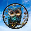 GKA Sonnenfänger Eule blau 15 cm Lichtfänger Fensterbild Produktbild-Vorschau 1