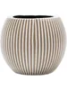 aplanta Gefäß Kugel Groove elfenbein I 18x15 cm, für Produktbild-Vorschau 3