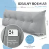 Poduszka pod plecy ELONEO o szerokości 140 cm, poduszka Podgląd zdjęcia produktu 3