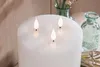 XXL LED 3 Docht Kerze "Classic" aus Echtwachs, Ø 15x18 cm, Produktbild-Vorschau 2