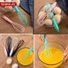 5 Stück bunte Mini-Schneebesen aus Silikon für die Küche – Produktbild-Vorschau 3
