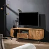 Hoyz – TV-Schrank Wave 135 cm – Mangoholz – Sandfarbe Produktbild-Vorschau 2