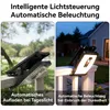 Solarlampen für außen, 2 Stück Clip-on Solarleuchten mit Produktbild-Vorschau 5