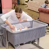 Lit d'appoint pour bébé Berceau de voyage Lit d'enfant avec Voir les images du produit 3