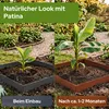 AREBOS Cortenstahl Rasenkante 15 m Set – flexible Produktbild-Vorschau 5