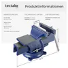 imadło żeliwne tectake® 3 otwory na śruby Podgląd zdjęcia produktu 6