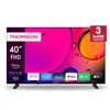 A Thomson 40-inch FHD television displaying a colorful abstract image and app icons. Produktbild-Vorschau
