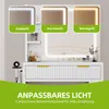 Schminktisch mit Verstellbarer LED-Beleuchtung und Produktbild-Vorschau 3
