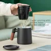 Tee Tasse mit Infuser und Deckel für losen Blatttee Produktbild-Vorschau 3