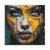 DEQOART Hybrid Leinwand Bild 30x30 cm 'Farbige Produktbild-Vorschau 2