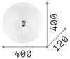 SHELL PL3, Plafoniera, Ideal Lux Anteprima dell’immagine prodotto 6
