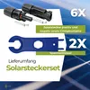 Solar Stecker Set inkl. Montagewerkzeug kompatibel mit MC4 Produktbild-Vorschau 1
