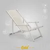 2er Set Strandliegen Liegestühle Sonnenliegen mit Armlehnen Produktbild-Vorschau 4