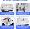 Mini Tischkreissäge, Einstellbarer Präzisions Table Saw, Produktbild-Vorschau 6