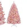 180cm Weihnachtsbaum Rosa, beleuchtet, mit 250 warmweißen Produktbild-Vorschau 1