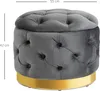 HOMCOM Vintage Stool, Stołek z siedziskiem, Ławka, Podnóżek Podgląd zdjęcia produktu 2