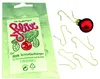 A package of gold Christmas tree ornament hooks, with a few hooks and a red ornament shown outside the package. Náhľad obrázku produktu