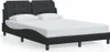 vidaXL Bettgestell ohne Matratze "Zadar" Schwarz 120x200 cm Produktbild-Vorschau 1