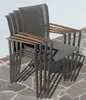 AS-S 4Stk Designer Gartenstuhl mit Armlehne KUBA-BRAUN Produktbild-Vorschau 5
