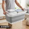 Bearware Wäschekorb faltbar 45 l, Wäschewanne mit Produktbild-Vorschau 5