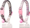 Duvo+ Kattenhalsband Panter Nylon Zwart/Roze 20-30cm / 10mm Productafbeelding-voorbeeld 2