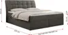 Boxspringbett 200x200 mit Matratze, Bett mit Multipocket - Produktbild-Vorschau 6