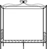 VidaXL 284474, Schwarz, 99 cm, 2,11 m, 2,27 m, 900 x 2000 Produktbild-Vorschau 3
