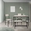 ML-Design Essgruppe für 4 Personen, Sonoma-Eiche,  Esstisch Produktbild-Vorschau 10