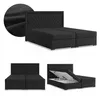 Boxspringbett 140x200 mit 2 Bettkästen, Kontinentales Bett Produktbild-Vorschau 1