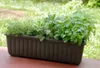 Jardinière auto-arrosante Siesta LUX chocolat 40 cm Voir les images du produit 9