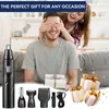 4 in 1 Nasenhaartrimmer, Nasenhaartrimmer Herren USB Produktbild-Vorschau 2