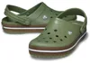 Crocs Uni Clogs Pantoletten in Oliv für den Sommer, leichte Produktbild-Vorschau 3