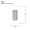 Star LED-Kerze 'Flamme Marble', Marmoroptik Produktbild-Vorschau 9