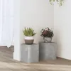 vidaXL Pflanzenständer 2 Stk. Betongrau 15x15x20 cm Produktbild-Vorschau 2